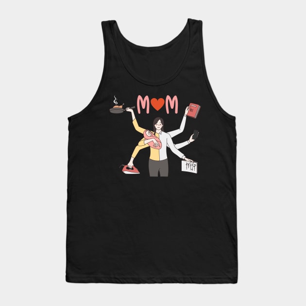 happy mothers day SuperMom Tank Top by khider